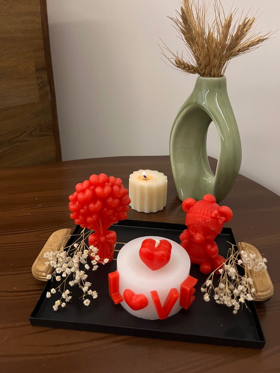باکس شمع تزئینی ویژه ولنتاین